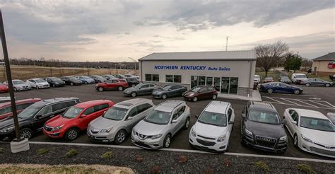Nky auto sales - NORTHERN KENTUCKY Auto Sales Sales Facility : 859-442-4000 Address : 5671 N AA Highway, Highland Heights, KY 41076 Service Facility : 859-912-7814 Address: 4 Interstate Access Road Wilder, KY 41076 PRICE COLOR ENGINE MAKE MILEAGE MODEL YEAR 